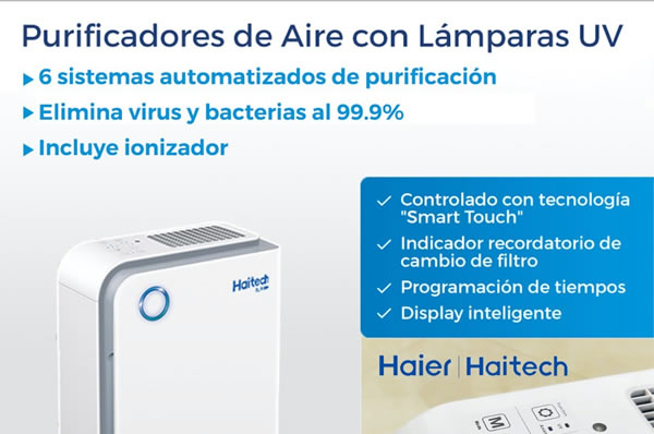 purificador de aire con lampara uv en lima peru